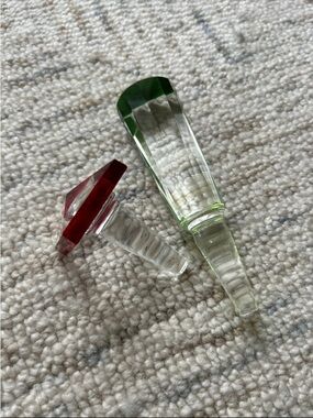 Set/2 Holiday Kate Spade Jules Point Bottle Stoppers Wine Bar Barware Vintage